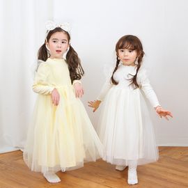 [BABYBLEE] D21204 Puff Mesh Dress, Girls' dress, Summer Dress, Children's Clothing, Kids Skirt_ Made in KOREA